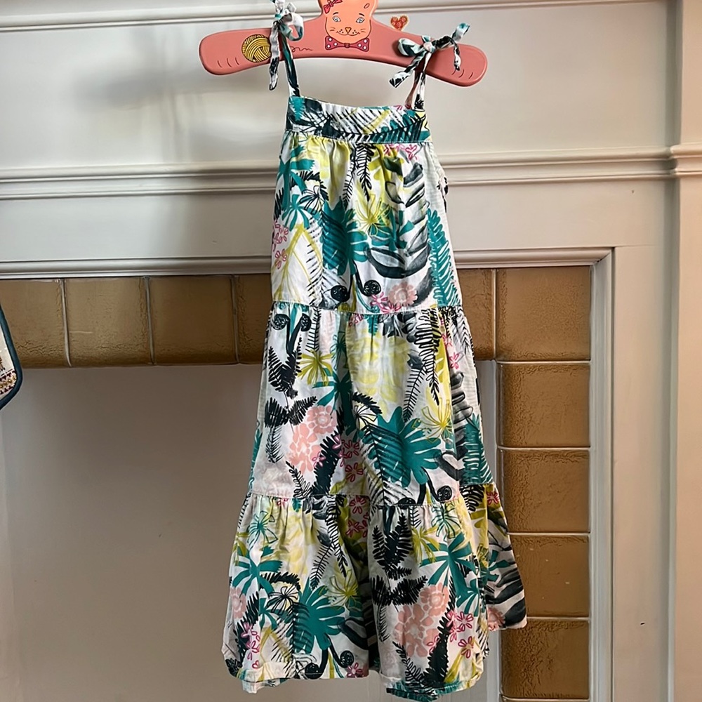 Tea Hawaiian print maxi dress size 5